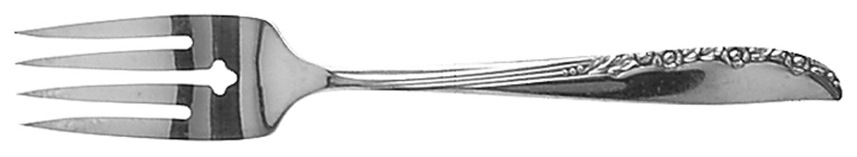 Brittany Rose (Silverplate, 1948) Individual Salad Fork by Oneida Silver-1