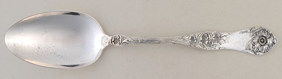 Briar Rose (Silverplate, 1910) Tablespoon (Serving Spoon) by Oneida Silver-1