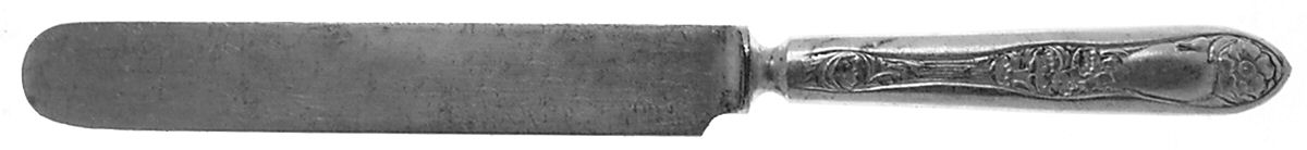 Briar Rose (Silverplate, 1910) Blunt Solid Knife by Oneida Silver-1