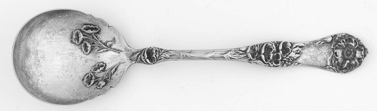 Briar Rose (Silverplate, 1910) Sugar Spoon by Oneida Silver-1