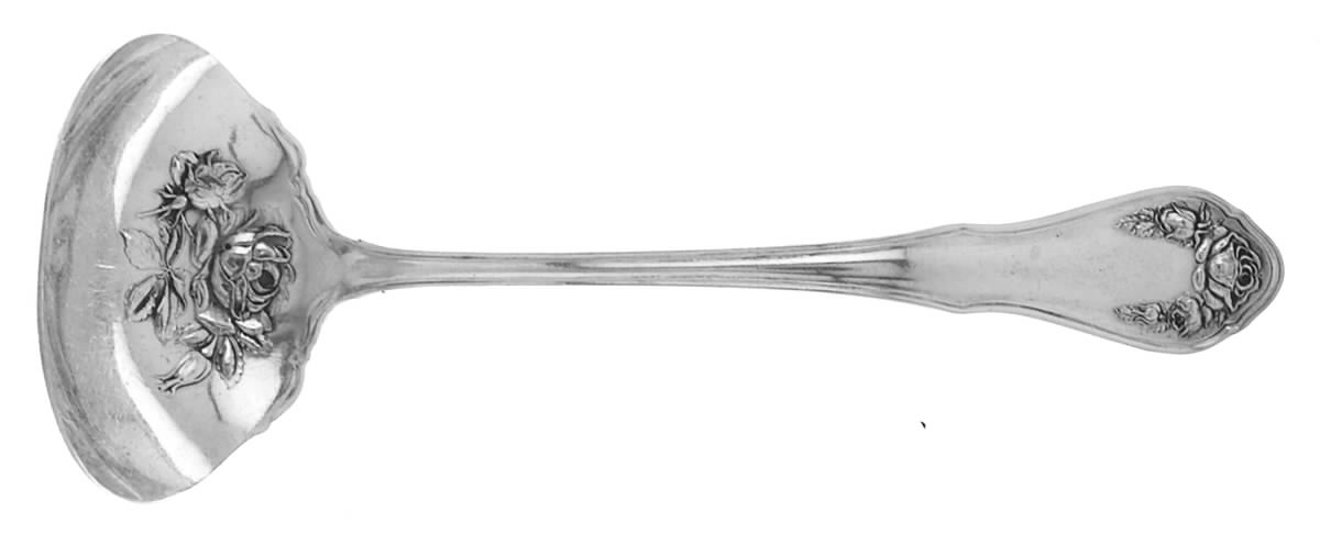 Bridal Rose (Silverplate, 1911) Solid Gravy Ladle by Oneida Silver-1