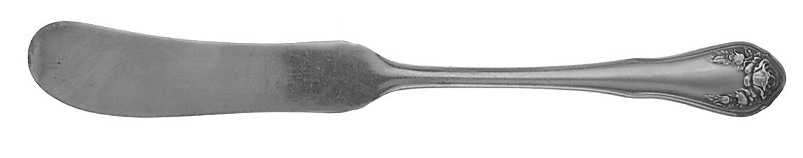 Bridal Rose (Silverplate, 1911) Flat Handle Butter Spreader by Oneida Silver-1