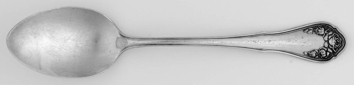 Bridal Rose (Silverplate, 1911) Place/Oval Soup Spoon by Oneida Silver-1