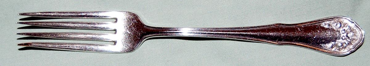 Bridal Rose (Silverplate, 1911) Fork by Oneida Silver-1