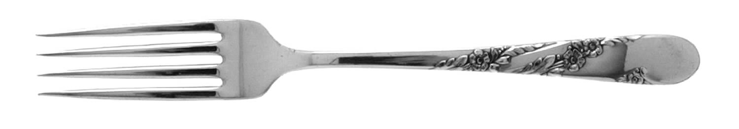 Bridal Wreath (Silverplate, 1950) Fork by Oneida Silver-1