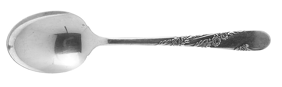Bridal Wreath (Silverplate, 1950) Sugar Spoon by Oneida Silver-1