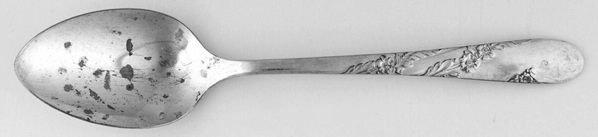 Bridal Wreath (Silverplate, 1950) Place/Oval Soup Spoon by Oneida Silver-1