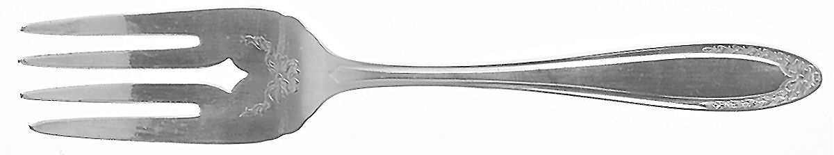 Bridal Wreath (Silverplate, 1915) Baby Fork by Oneida Silver-1