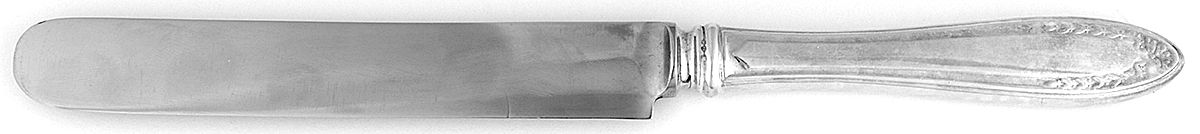 Bridal Wreath (Silverplate, 1915) Blunt Hollow Knife by Oneida Silver-1
