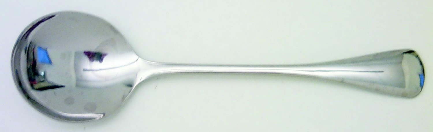 Cabana (Stainless) Round Bowl Soup Spoon (Cream Soup) by Oneida Silver-1