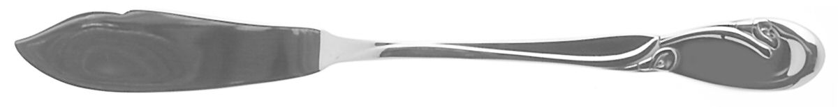 Calla Lily (Stainless) Flat Handle Master Butter Knife by Oneida Silver-1