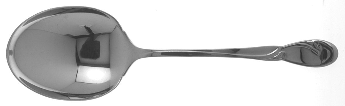Calla Lily (Stainless) Solid Smooth Casserole Spoon by Oneida Silver-1