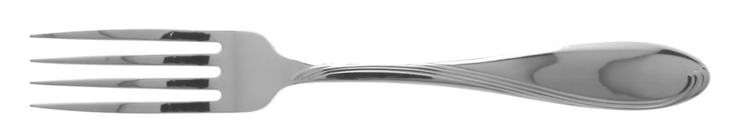 Camber Cresta Windswept Scroll (Stainless) Fork by Oneida Silver-1