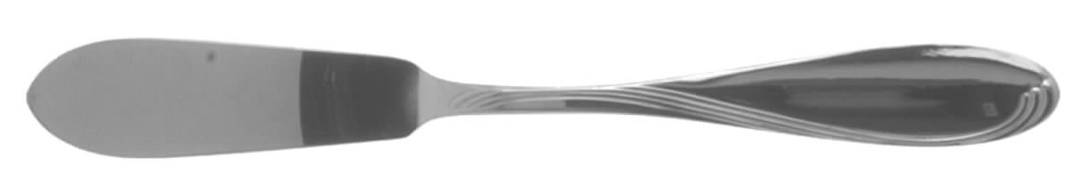 Camber Cresta Windswept Scroll (Stainless) Flat Handle Master Butter Knife by Oneida Silver-1