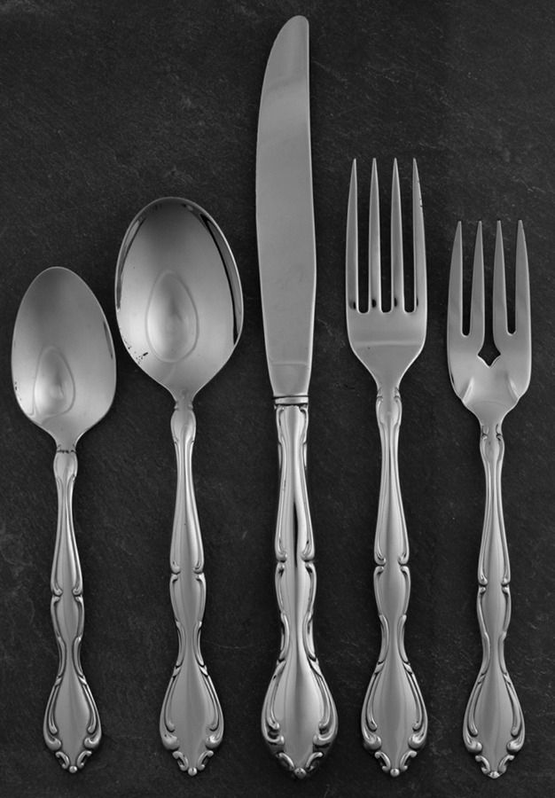 Cantata (Stainless) 5 Piece Place Setting by Oneida Silver-1