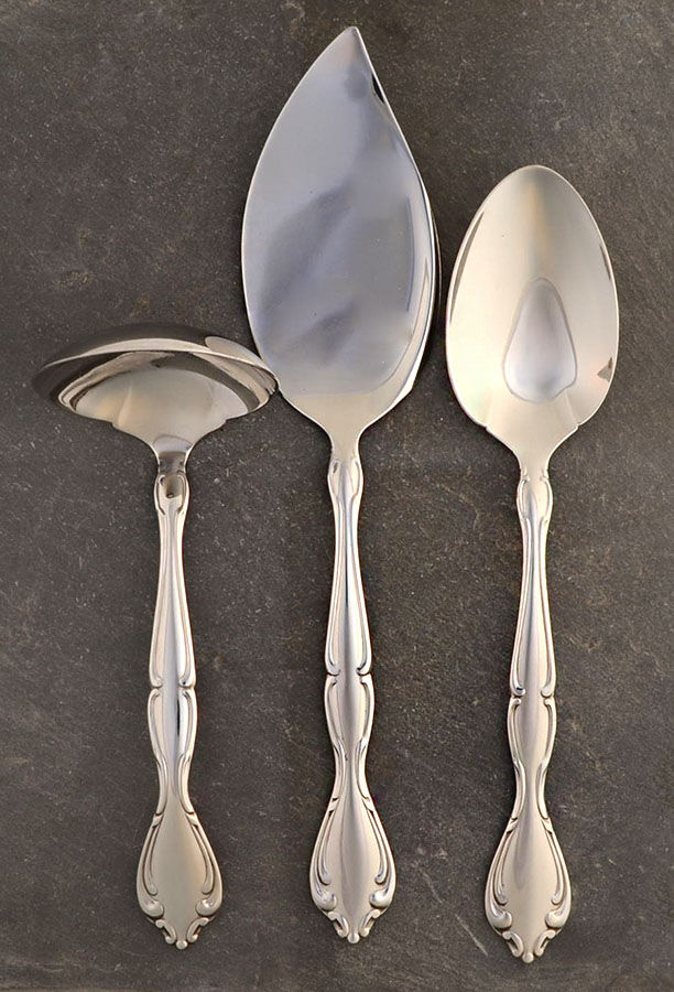 Cantata (Stainless) 3 Piece Completer Set by Oneida Silver-1