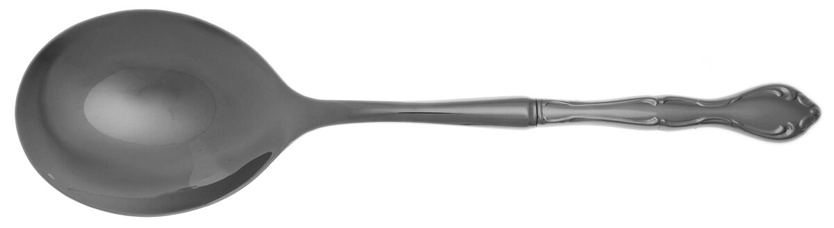 Cantata (Stainless) Casserole Spoon with Smooth Stainless Bowl HC by Oneida Silver-1