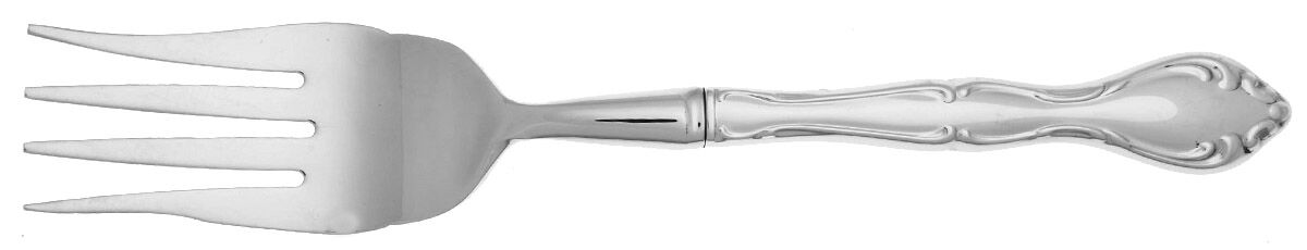 Cantata (Stainless) Cold Meat Fork Large, Stainless Tines HC by Oneida Silver-1