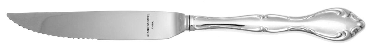 Cantata (Stainless) Steak Knife Individual Hollow, Serrate HC by Oneida Silver-1