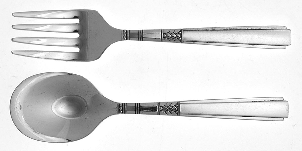 Capri (Silverplate, 1935) 2 Pc Baby Set (BF, BS) by Oneida Silver-1
