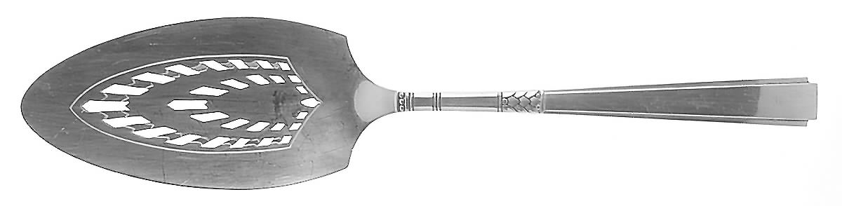 Capri (Silverplate, 1935) Solid Pierced Pie Server by Oneida Silver-1