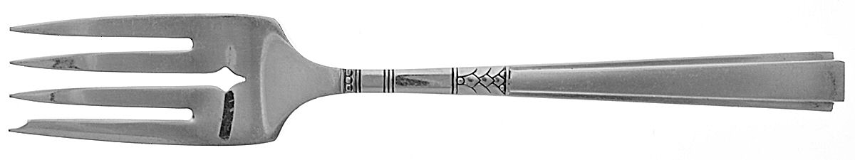 Capri (Silverplate, 1935) Individual Salad Fork by Oneida Silver-1
