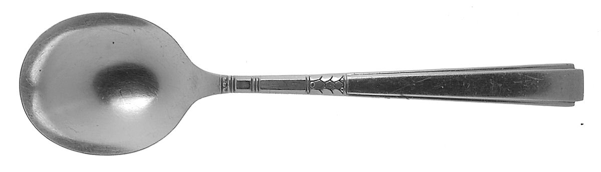 Capri (Silverplate, 1935) Round Bowl Soup Spoon (Gumbo) by Oneida Silver-1