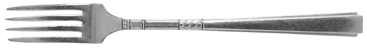Capri (Silverplate, 1935) Grille Fork (Viande) by Oneida Silver-1