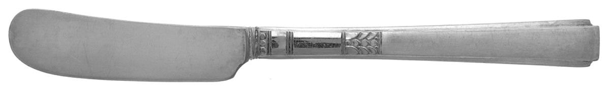 Capri (Silverplate, 1935) Flat Handle Butter Spreader by Oneida Silver-1