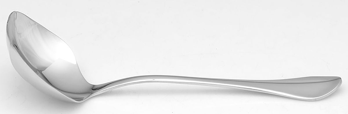 Capello (Stainless) Solid Gravy Ladle by Oneida Silver-1