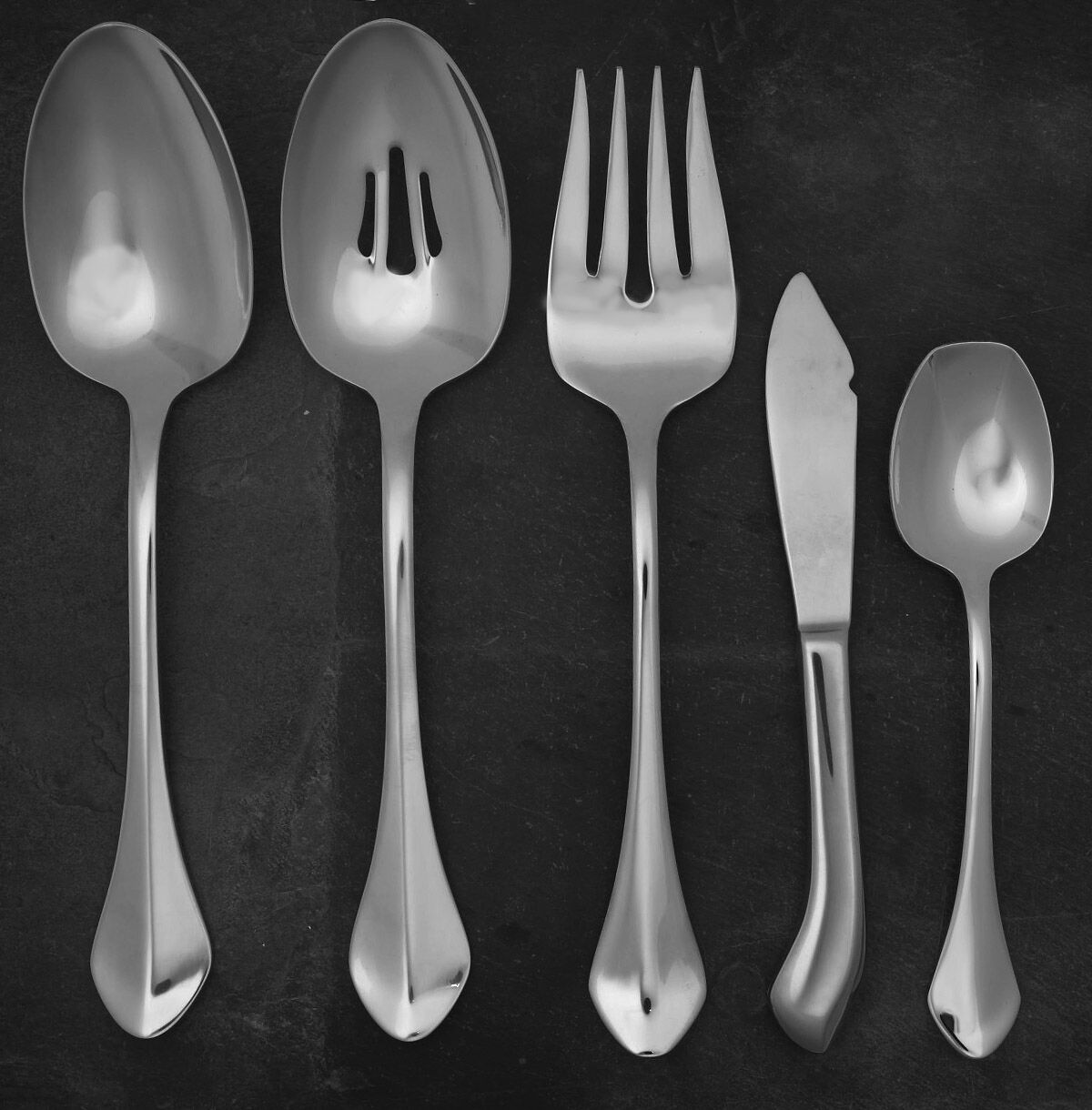 Capello (Stainless) 5 Piece Hostess Set by Oneida Silver-1