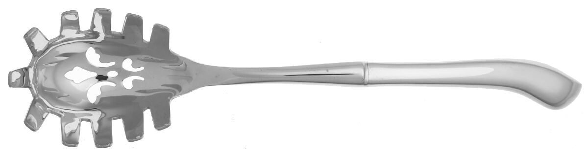 Capello (Stainless) Pasta Server with Stainless Bowl HC by Oneida Silver-1