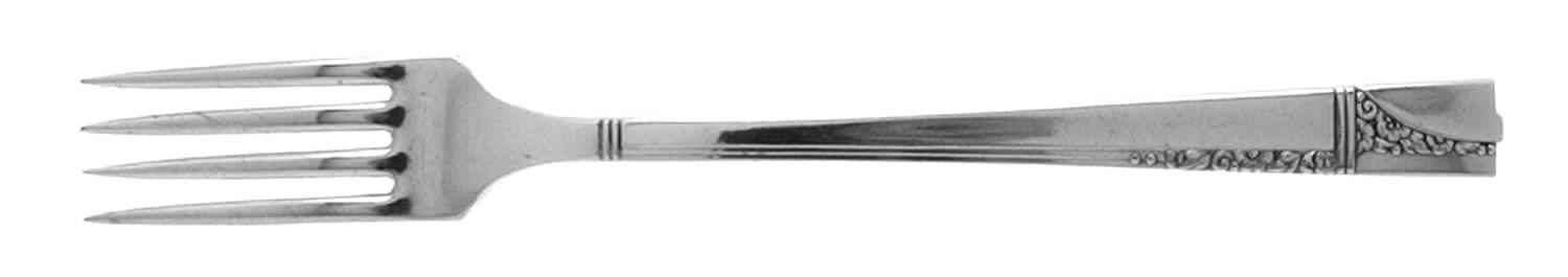Caprice (Silverplate, 1937) Grille Fork (Viande) by Oneida Silver-1