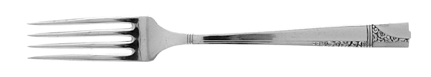 Caprice (Silverplate, 1937) Fork by Oneida Silver-1