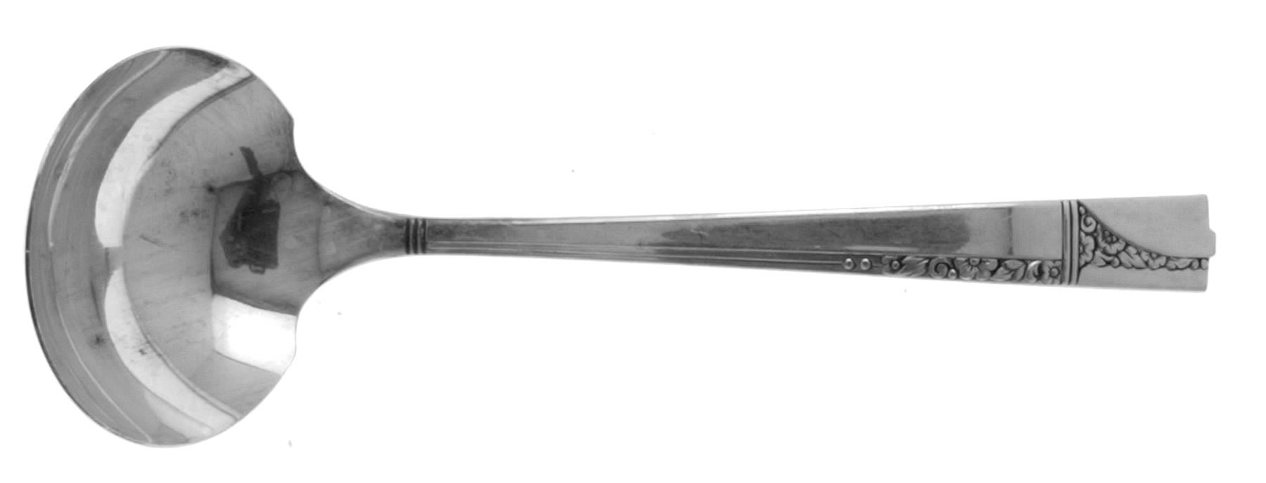 Caprice (Silverplate, 1937) Solid Gravy Ladle by Oneida Silver-1