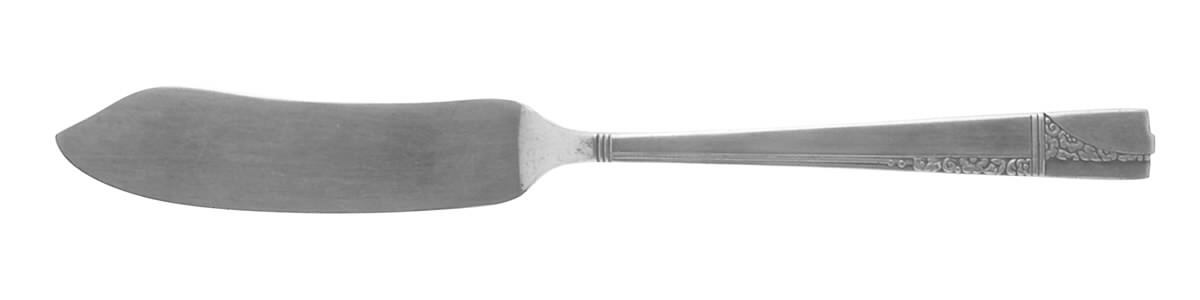 Caprice (Silverplate, 1937) Flat Handle Master Butter Knife by Oneida Silver-1