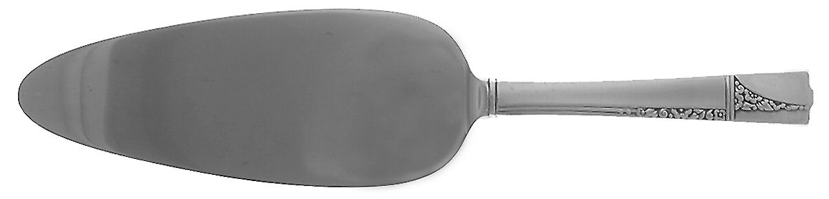 Caprice (Silverplate, 1937) Pie Server with Stainless Blade by Oneida Silver-1
