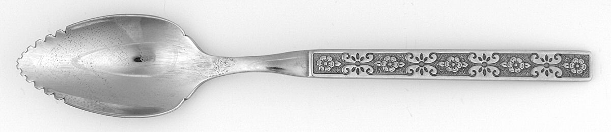 Capri (Stainless) Fruit/Orange Spoon by Oneida Silver-1