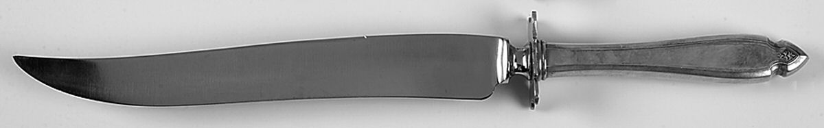 Cardinal (Silverplate, 1920) Large Stainless Blade Roast Carving Knife by Oneida Silver-1