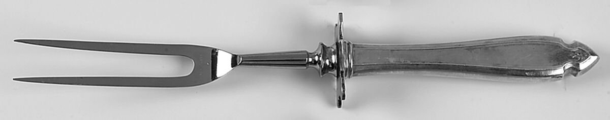 Cardinal (Silverplate, 1920) Large Stainless-Prong Roast Carving Fork by Oneida Silver-1