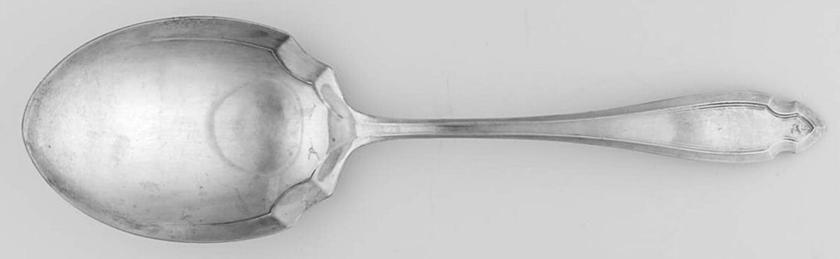 Cardinal (Silverplate, 1920) Solid Smooth Casserole Spoon by Oneida Silver-1