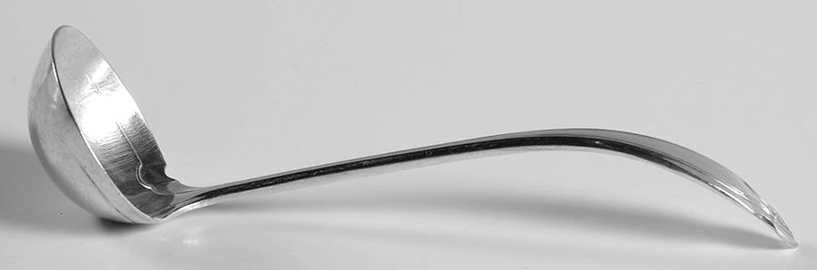 Cardinal (Silverplate, 1920) Solid Piece Cream Ladle by Oneida Silver-1