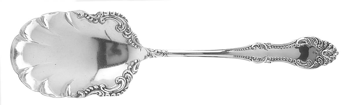 Carlton (Silverplate, 1898) Solid Shell Casserole Spoon by Oneida Silver-1