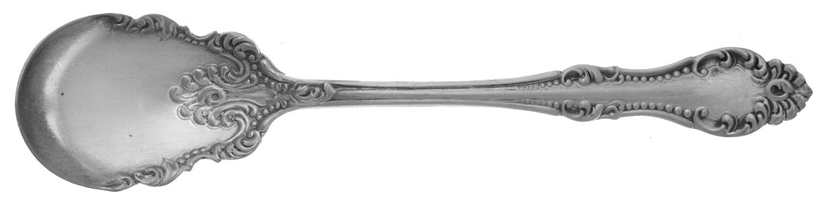Carlton (Silverplate, 1898) Sugar Spoon by Oneida Silver-1