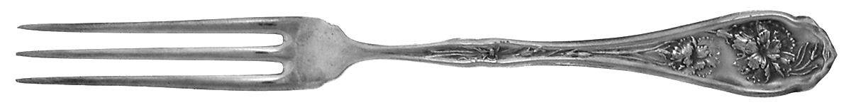 Carnation (Silverplate, 1908) Individual Berry Fork by Oneida Silver-1