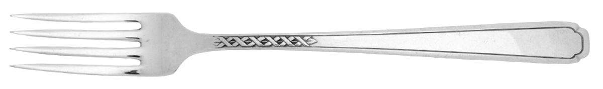 Carnival (Silverplate, 1937) Grille Fork (Viande) by Oneida Silver-1