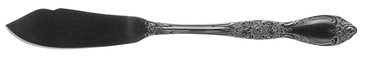 Carolina (Stainless) Flat Handle Master Butter Knife by Oneida Silver-1