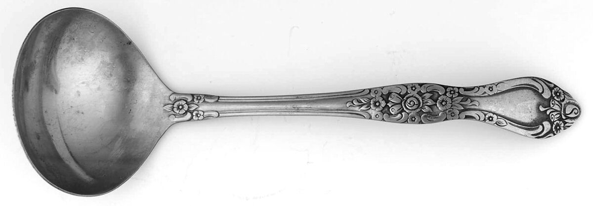 Carolina (Stainless) Solid Gravy Ladle by Oneida Silver-1