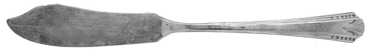Casino (Silverplate, 1931) Flat Handle Master Butter Knife by Oneida Silver-1