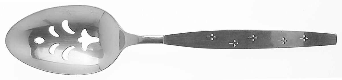 Celebrity (Stainless, Community) Pierced Tablespoon (Serving Spoon) by Oneida Silver-1